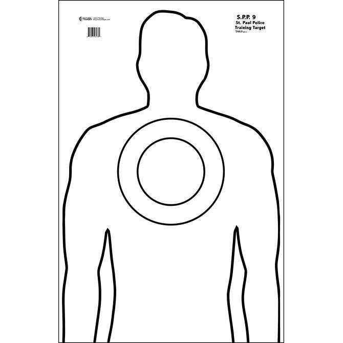 St. Paul (MN) PD Upper Chest Impact Area Target - INVTACTICAL