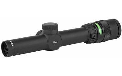 Trijicon AccuPoint Rifle Scope, 1-4X24mm, 30mm, Green Triangle, Matte Black Finish TR24G - INVTACTICAL