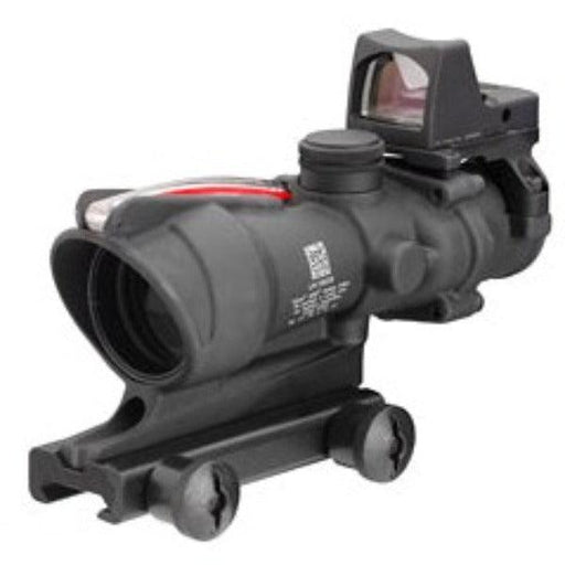 Trijicon ACOG Scope, Dual Illuminated Red Chevron .223 Reticle, With Colt Knob Thumbscrew Mount, LED 3.25 MOA Red Dot RMR Type 2 TA31-D-100549 - INVTACTICAL