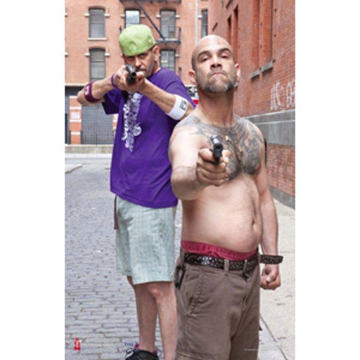 Urban Street Violence Situational Photo Target (Version 12) - INVTACTICAL