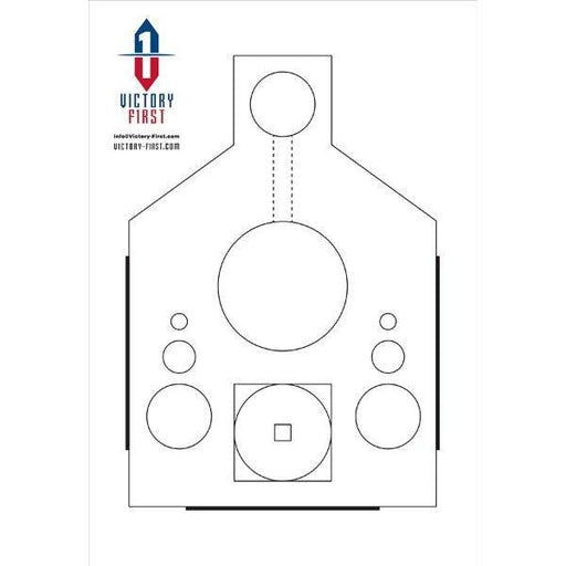Victory First Paper Target - INVTACTICAL