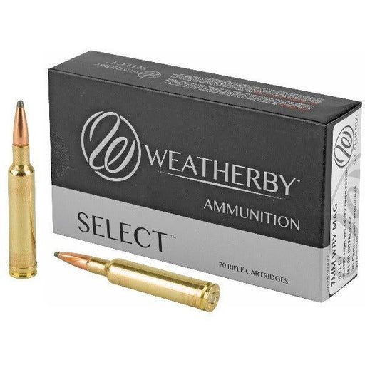 Weatherby Select, 7MM Weatherby Magnum, 154 Grain, Hornady InterLock, 20 Round Box H7MM154IL - INVTACTICAL