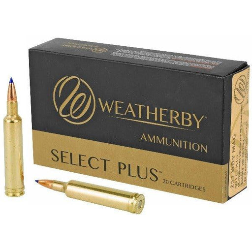Weatherby Select Plus, 257 Weatherby Magnum, 100 Grain, Tipped Triple Shock X Bullet, 20 Round Box B257100TTSX - INVTACTICAL