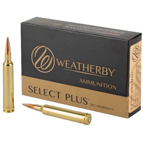 Weatherby Select Plus, 6.5-300 Weatherby, 156Gr, Berger EOL Elite Hunter, 20 Round Box R653156EH - INVTACTICAL