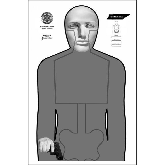 Williamson Co. (TN) Sheriff's Office Qualification Target - INVTACTICAL