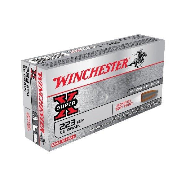 Winchester Ammunition Super-X Varmint, 223 Remington, 55 Grain, Jacketed HollowPoint X223R - INVTACTICAL